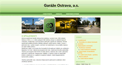 Desktop Screenshot of garaze-ostrava.cz