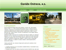 Tablet Screenshot of garaze-ostrava.cz